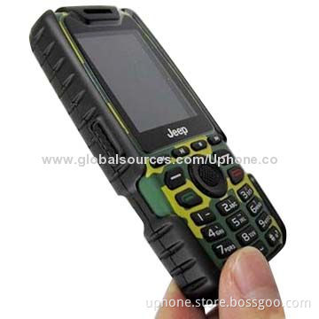 GPS Mobile Phone with 2-inch Toughened Glass and Quality Drop-resistant Material